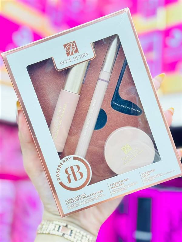 🩷 مجموعة روز بيري لتنسيق الحواجب 🩷