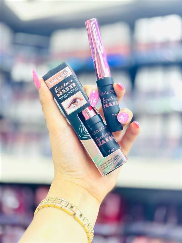 ديب لاينر روز جولد – ماط ثابت ✨Rose Gold Deep Matte Eyeliner 🖤