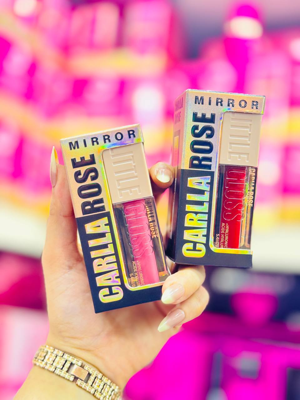 💄 ليفتر ميرور كارلا روز ( طقم 4 قطع ) Carlla Rose Mirror Lip Lifter ❤️🤍